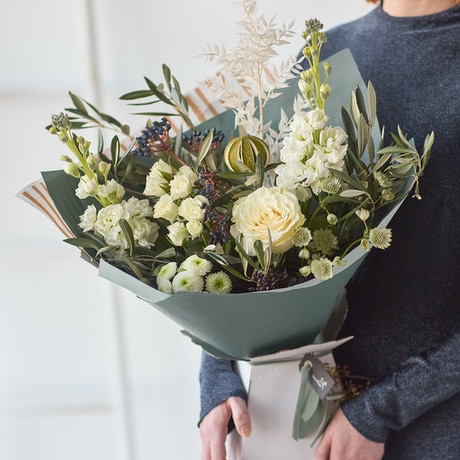 On Trend Winter Bouquet Flower Arrangement