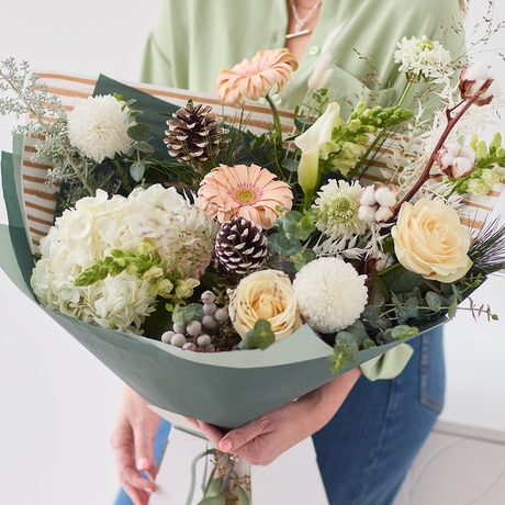 Stunning Winter Woodland Bouquet Flower Arrangement
