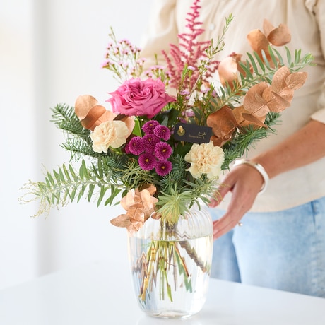 Winter Trending Vase Flower Arrangement