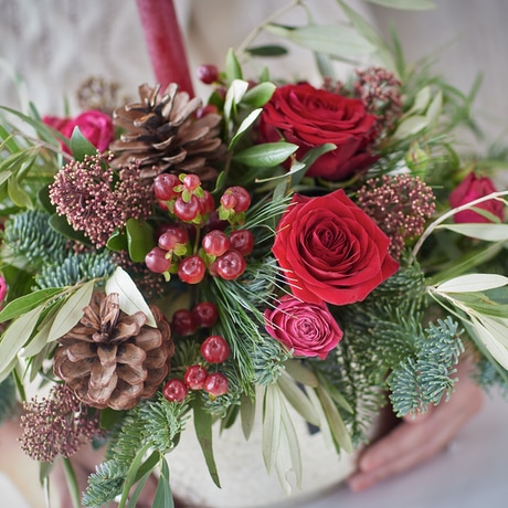 Order christmas floral clearance arrangements