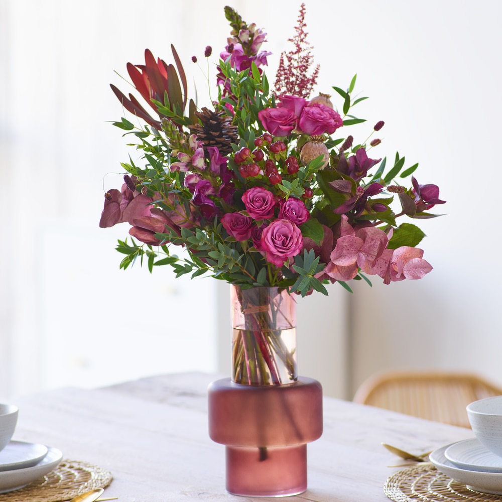 Christmas Florist's Choice Vase Arrangement Flower Arrangement