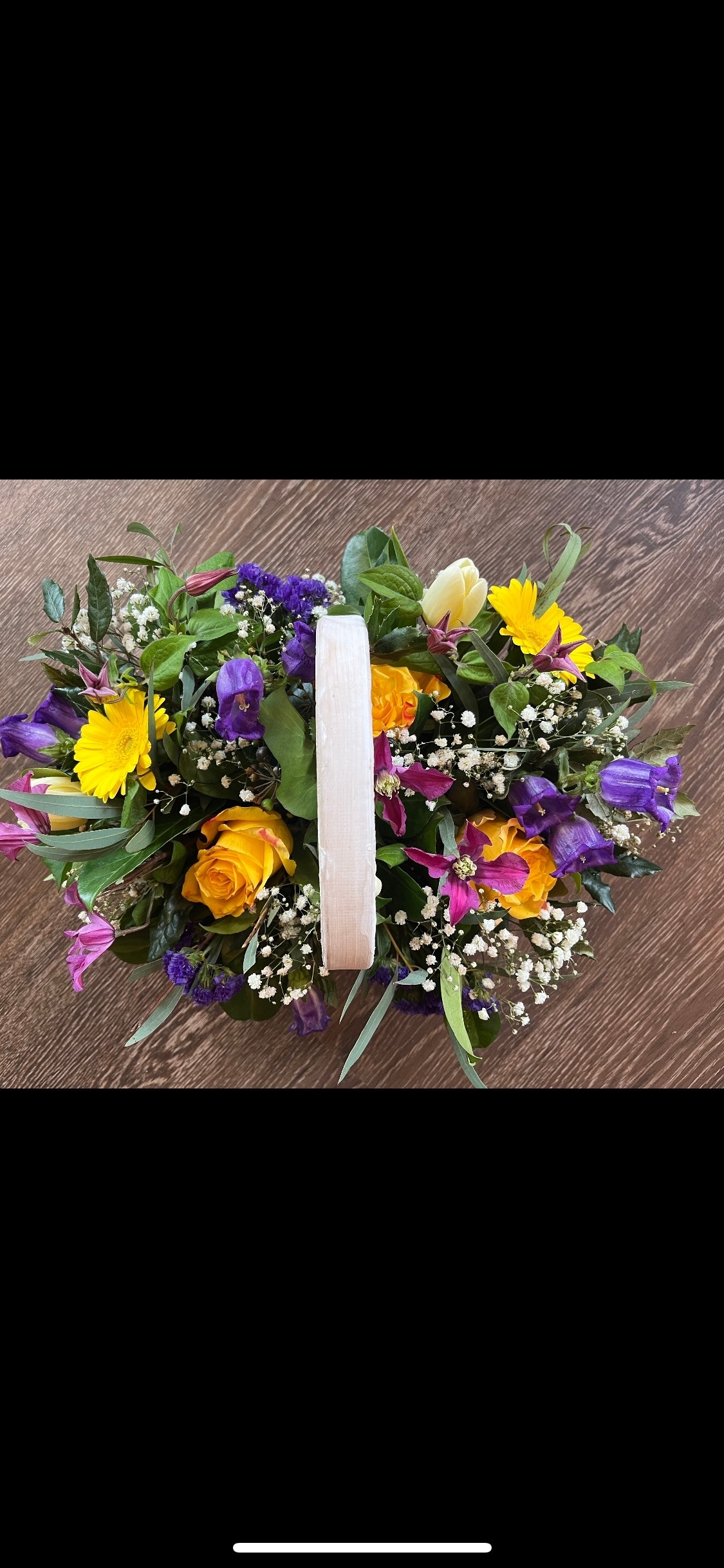 Basket of Joyful flowers Flower Arrangement