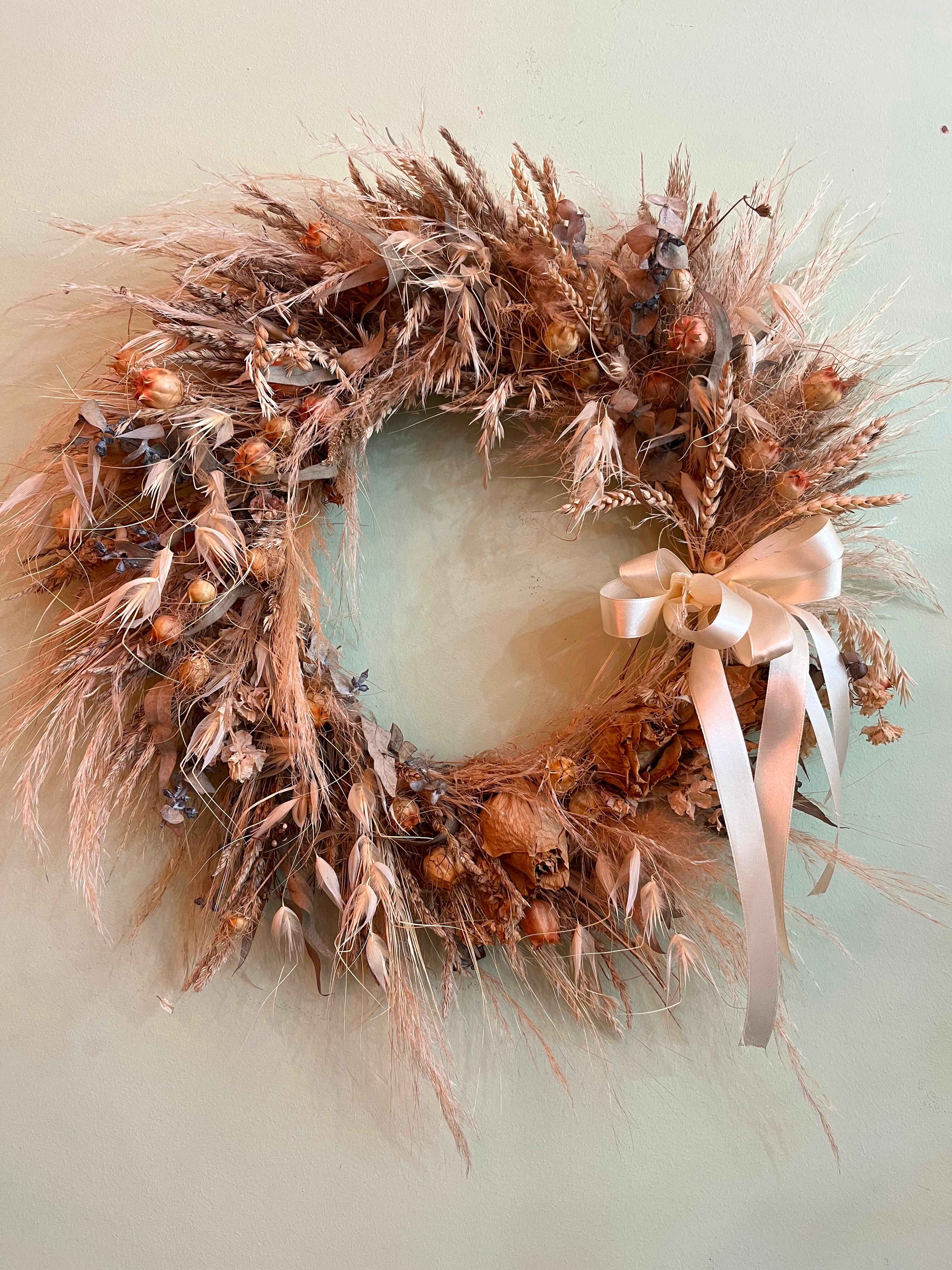 Dried natural wreath Custom product