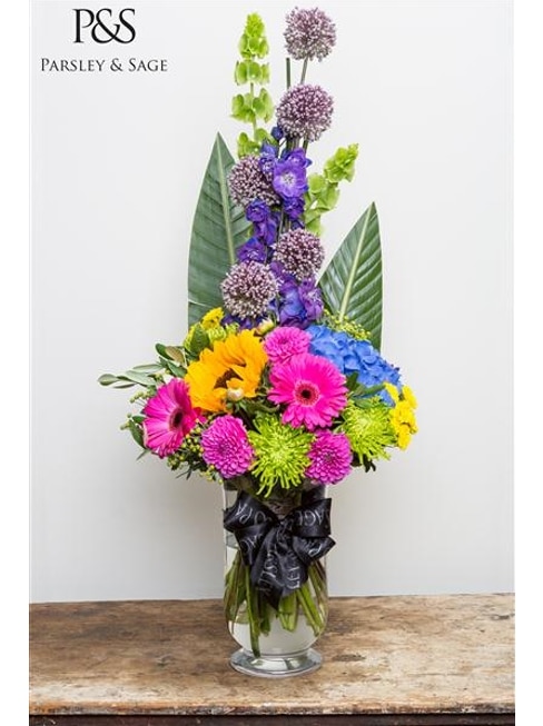 Bold and Beautiful Vase Flower Arrangement