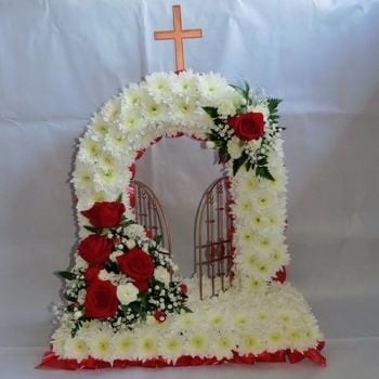 Heaven's Gates Tribute Funeral Arrangement