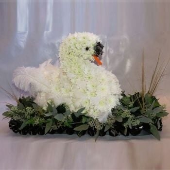 Swan Tribute Funeral Arrangement