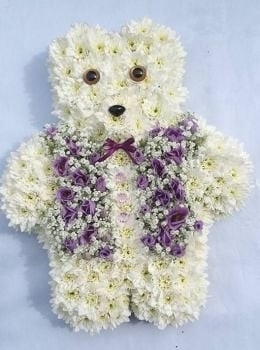 Teddy Bear Tribute Funeral Arrangement