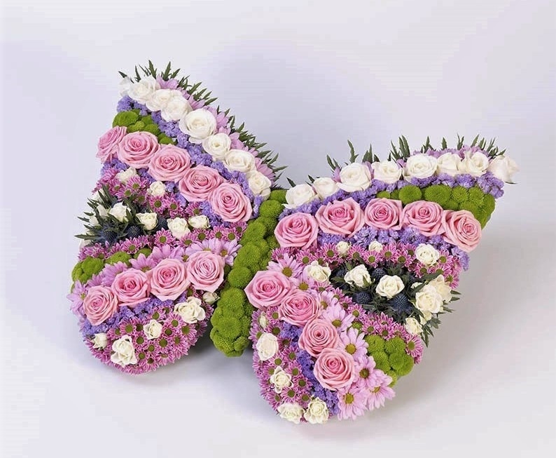 Small Butterfly Tribute Funeral Arrangement
