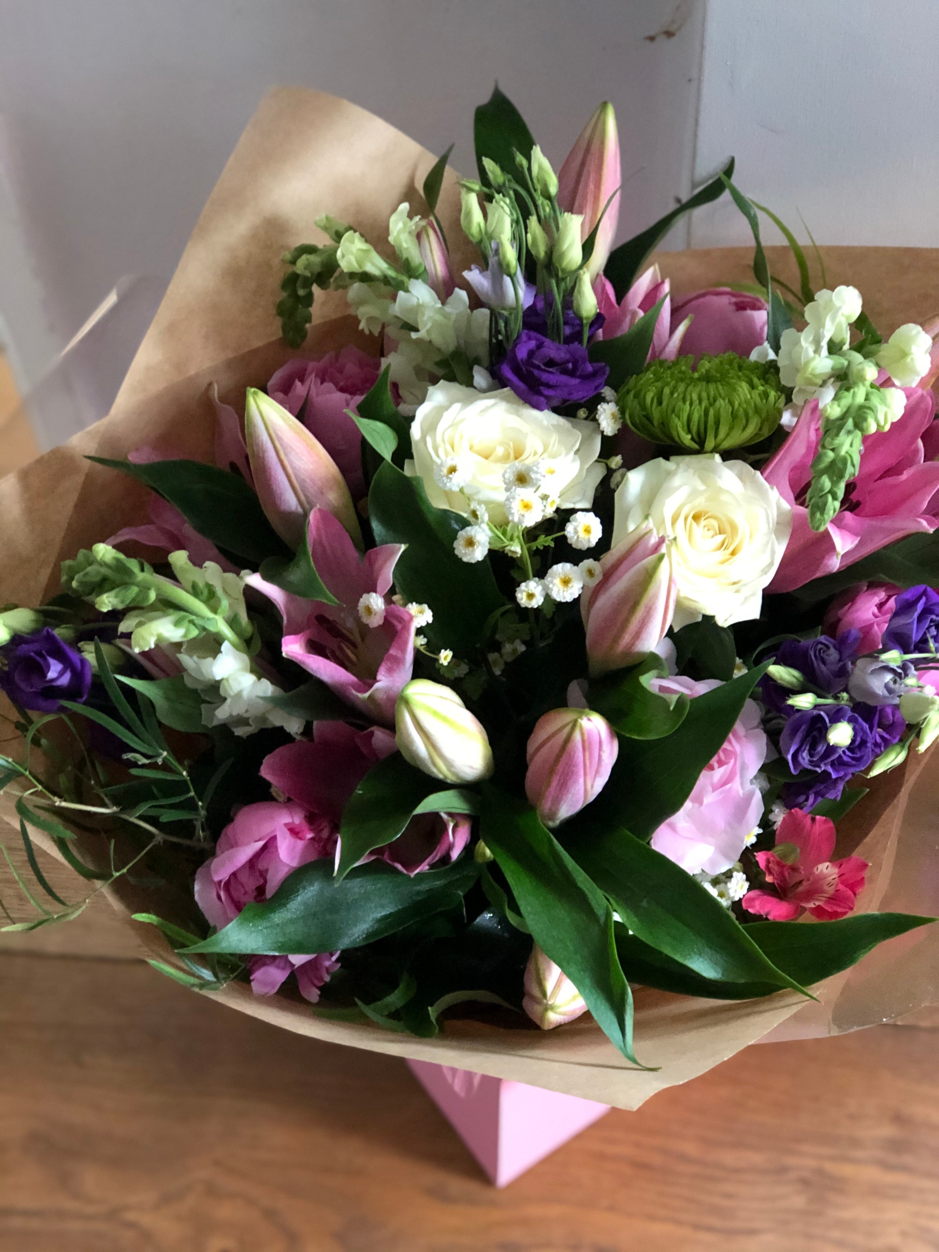 Super Lux Pink  Free Local Delivery Bouquet