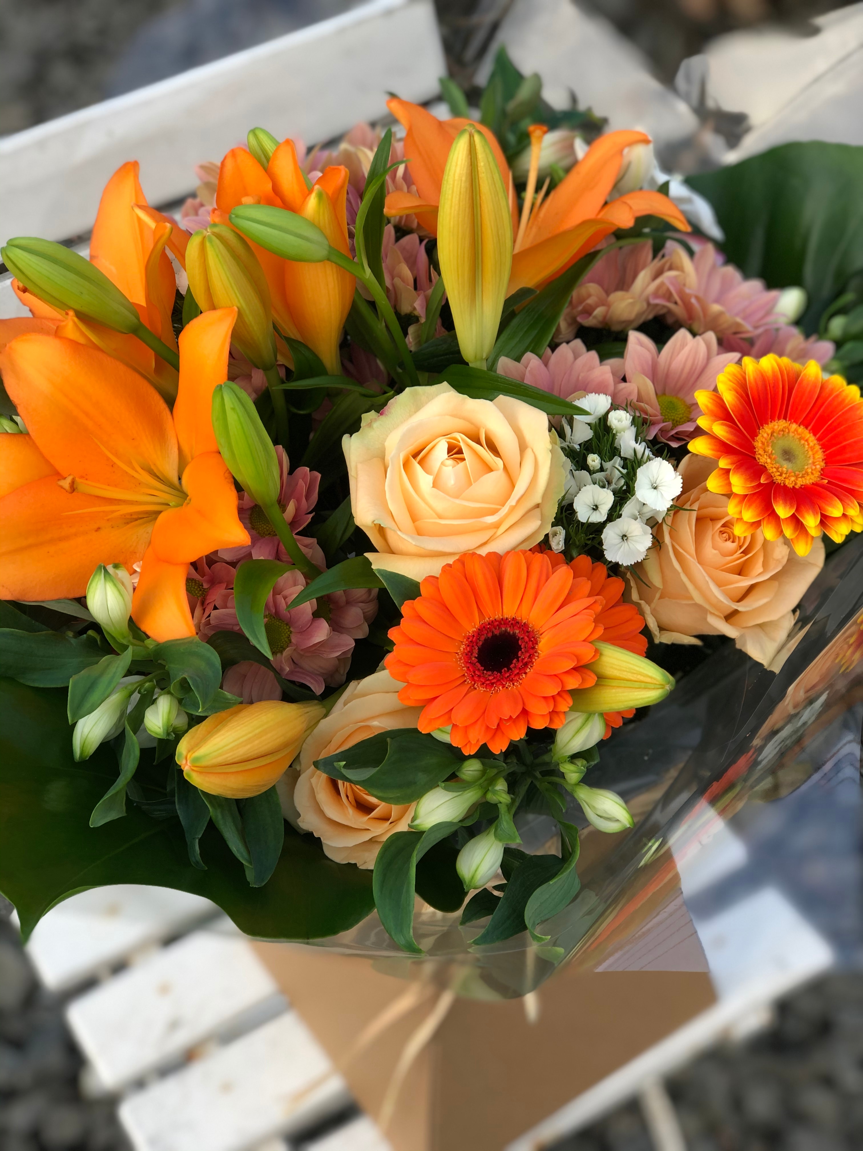 Tangerine Dream - Free Local Delivery Bouquet