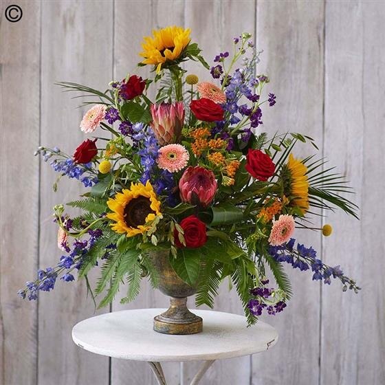 Florists Choice Service Arrangement Brights Funeral Arrangement