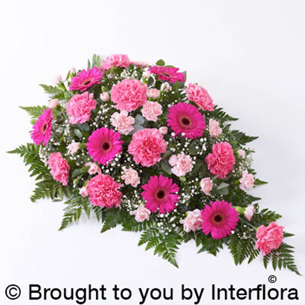 Carnation and Germini Spray Pink Flower Arrangement