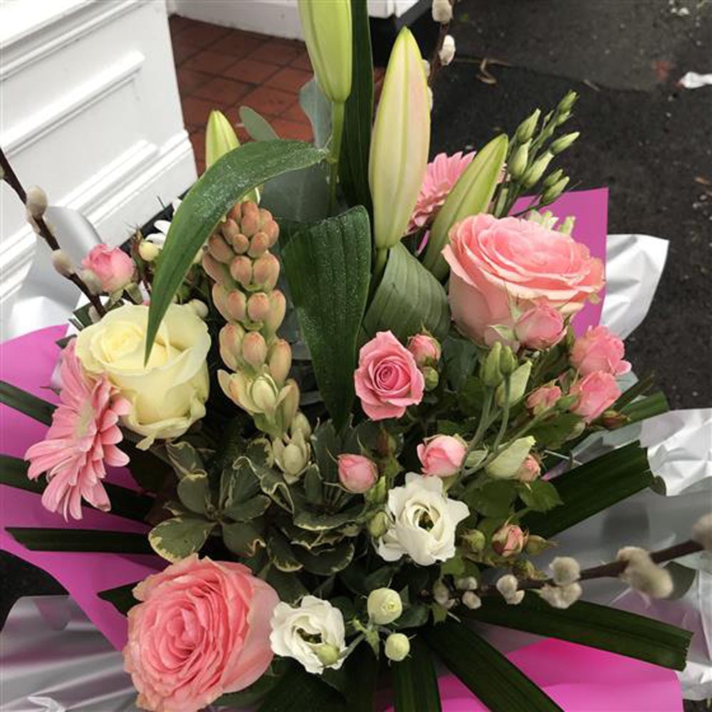 Pink and Perfect Flower Arrangement