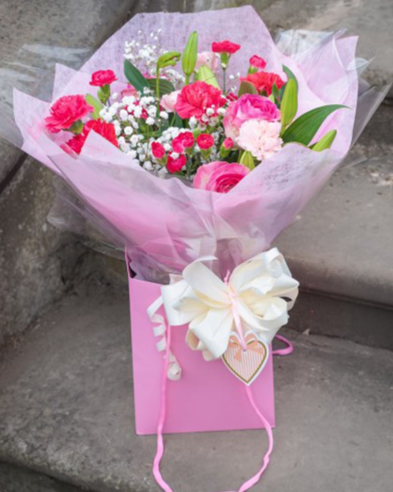 Pink Indulgence Flower Arrangement