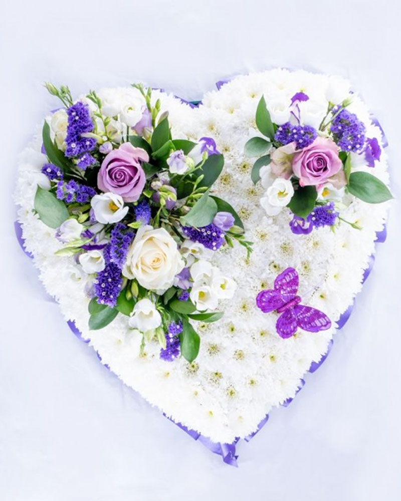 Heart Tribute Flower Arrangement