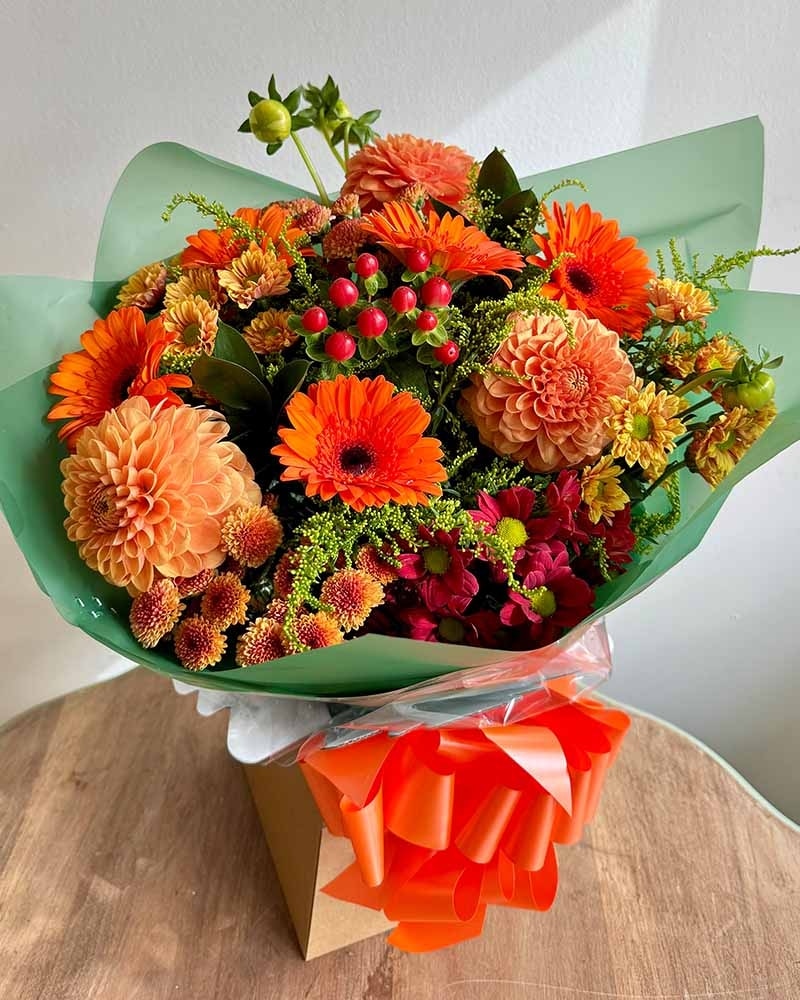 Pumpkin Spice Flower Arrangement