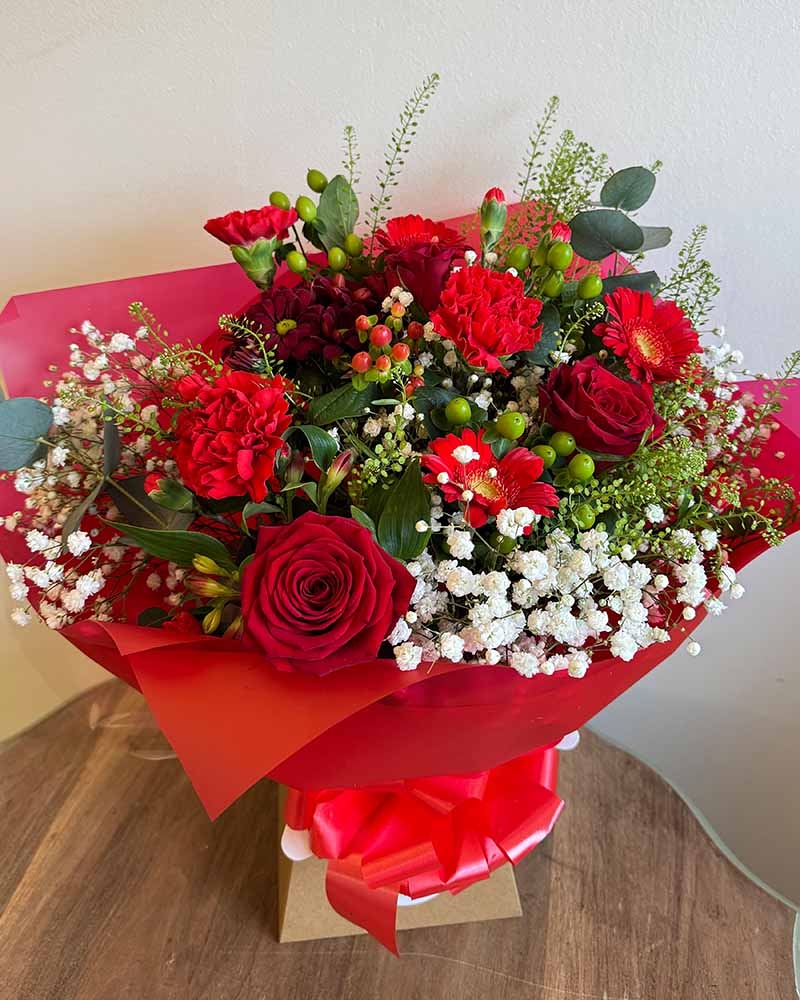 Red Romance Flower Arrangement