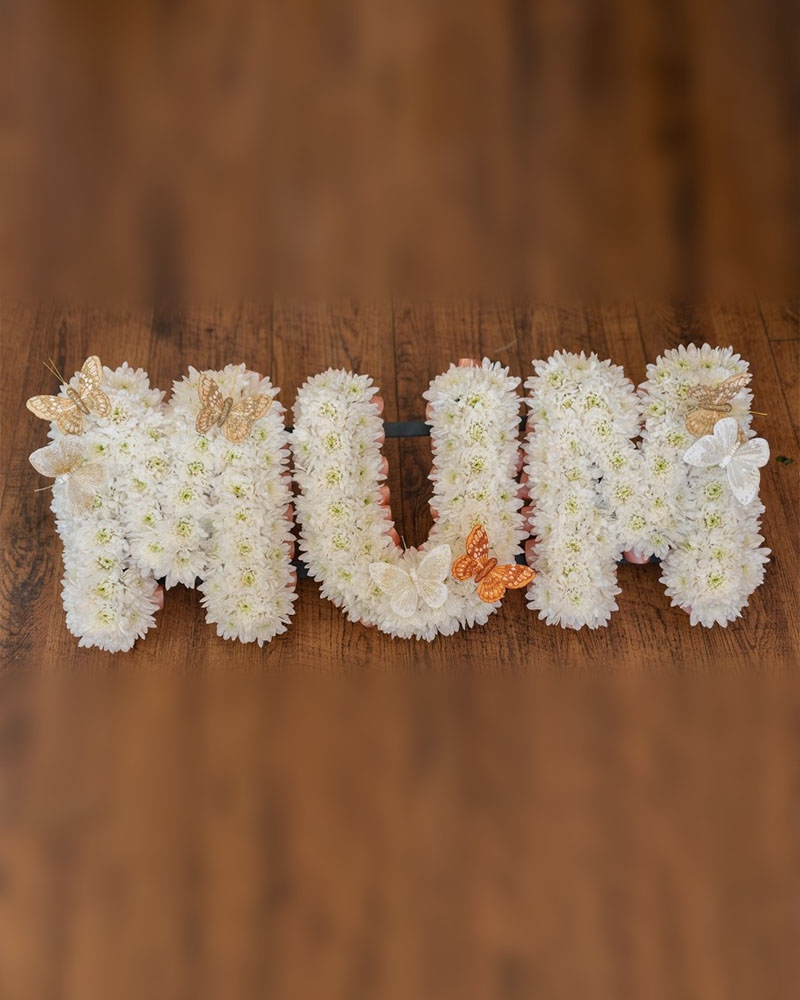 MUM Tribute Flower Arrangement