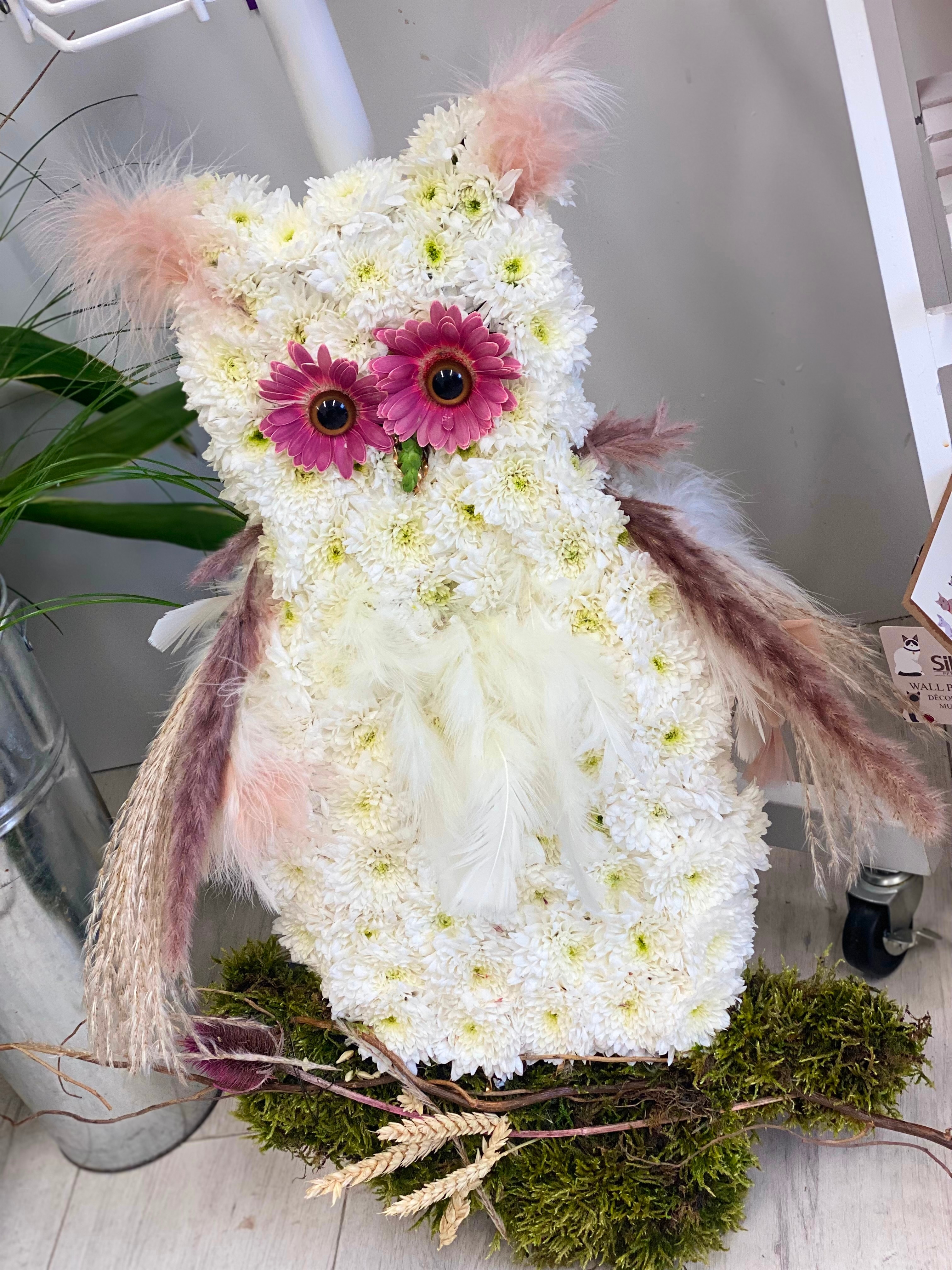 Owl Funeral Tribute Funeral Arrangement