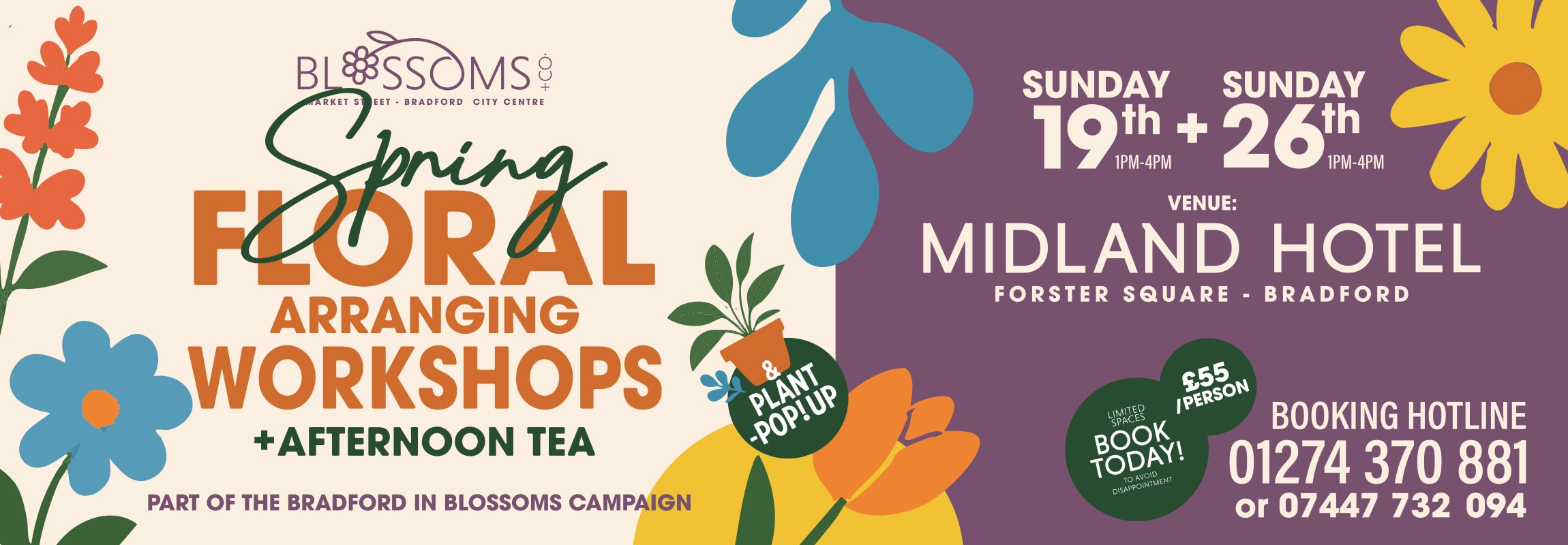 Flower Delivery to Bradford by Blossoms and Co.