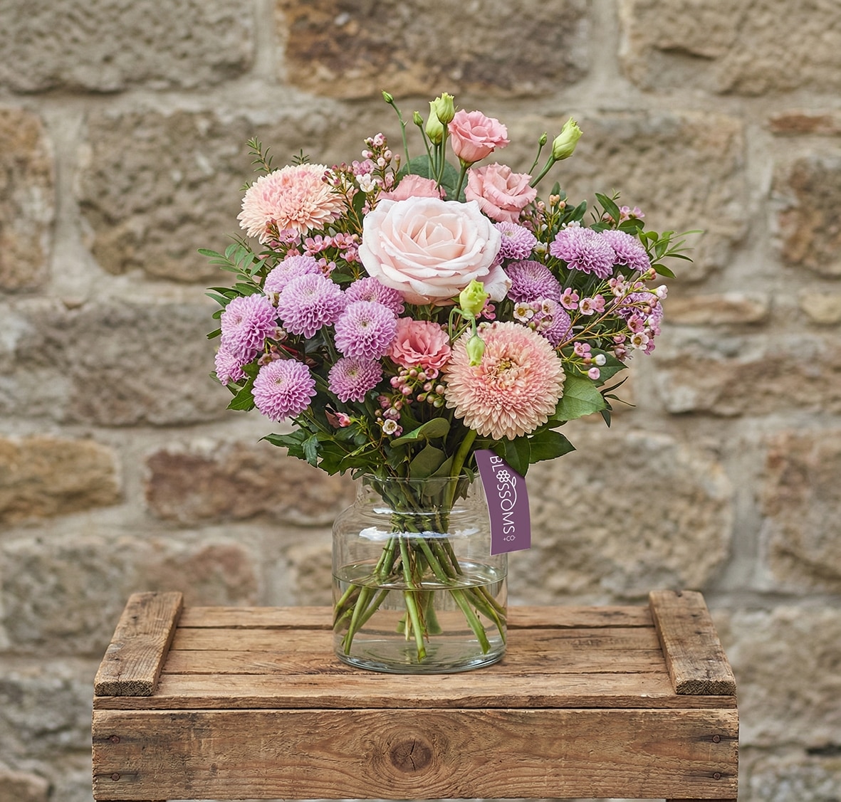 Spring Pastel Bouquet Flower Arrangement