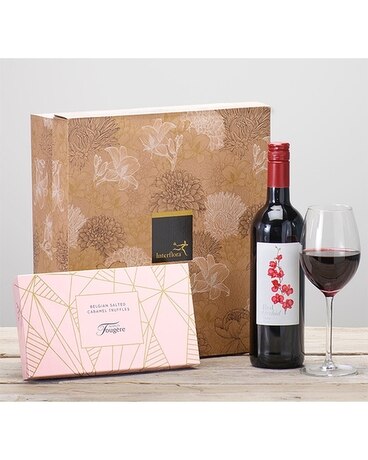 Red Wine & Salted Caramel Truffles Gift Set Gifts