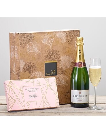 Champagne & Salted Caramel Truffles Gift Set Gifts