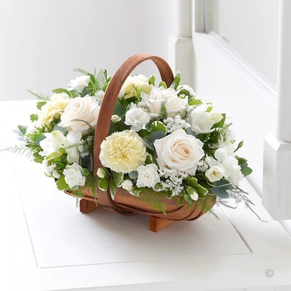 Sympathy Basket Funeral Arrangement