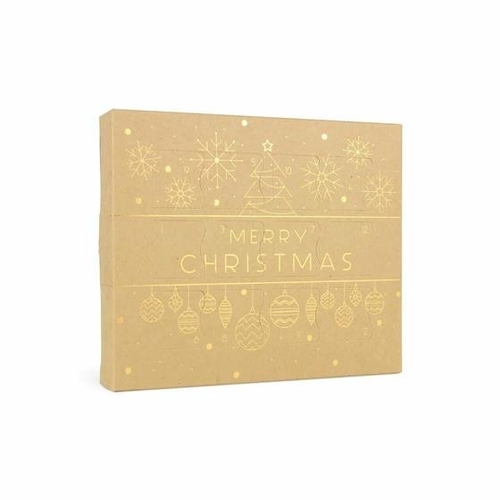BELGIAN CHOCOLATE ADVENT CALENDER KRAFT Gifts