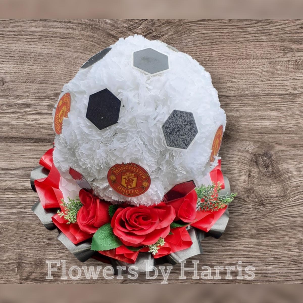 Silk Football Flower Arrangement