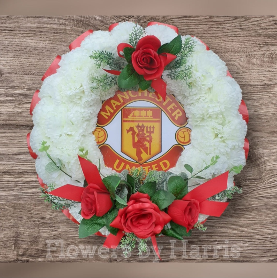 Artificial Football Club Tribute Flower Arrangement