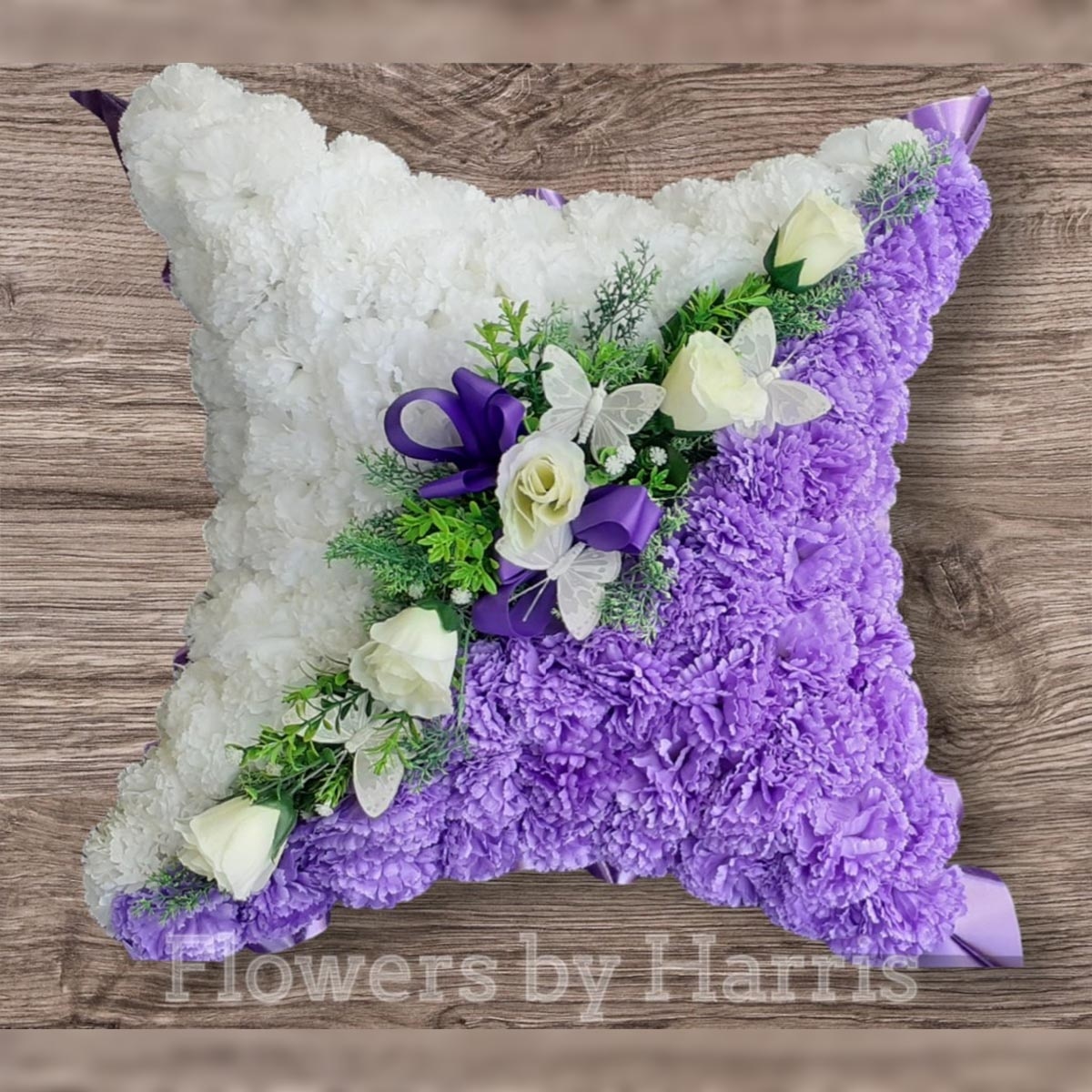 Silk Cushion Flower Arrangement