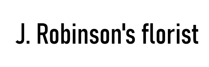 J Robinson Florist - Logo