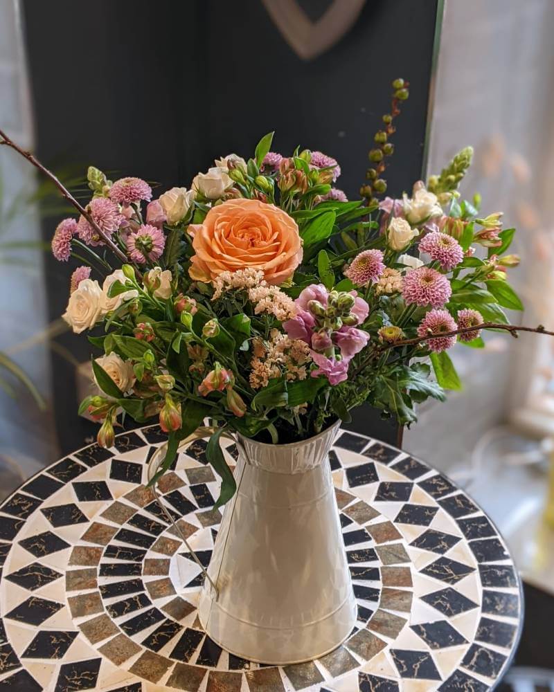 Spring Vase Arrangement Flower Arrangement
