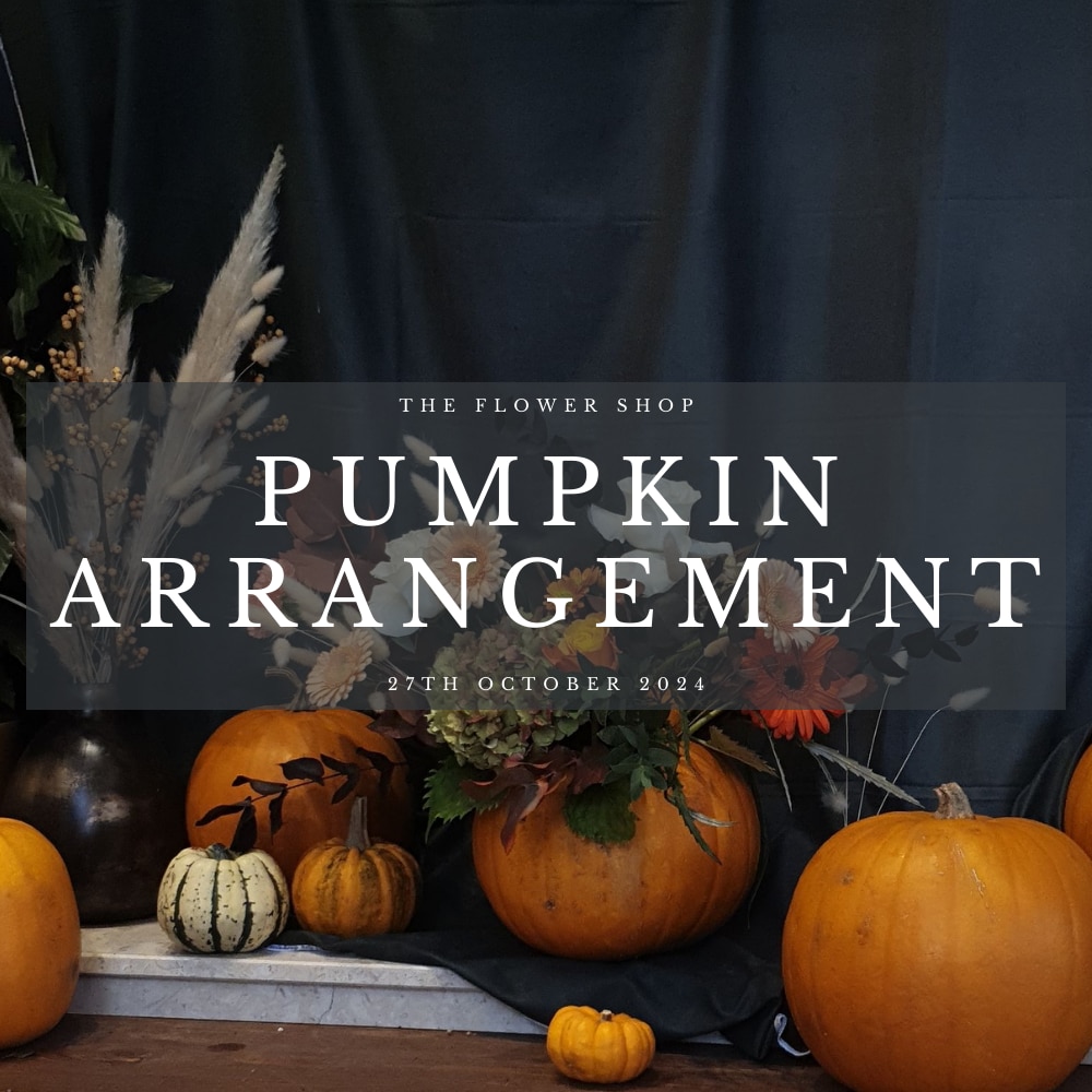 Pumpkin Arrangement Work Shop - Sunday27th October 24 Flower Arrangement