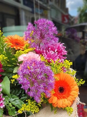 Fruit Punch Gift Wrap Bouquet