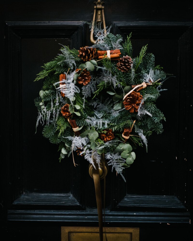 Winter Wreath Flower Arrangement