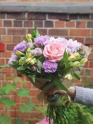 Pastel Gift Wrap Bouquet