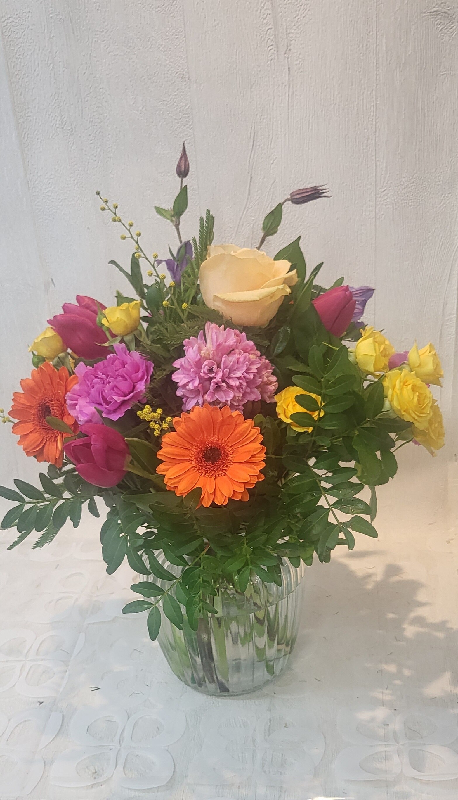 Florist Choice Vase Vibrant Flower Arrangement