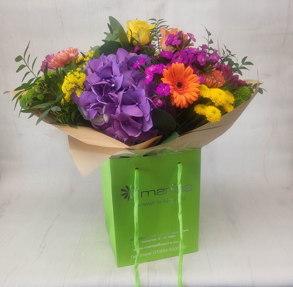 Florist Choice Vibrant Handtied Flower Arrangement