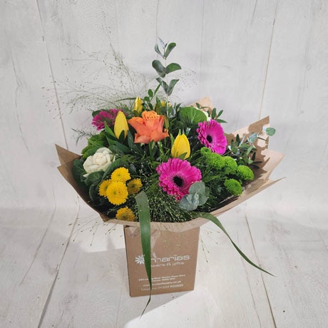 Brights Florist Choice Gift Box Flower Arrangement