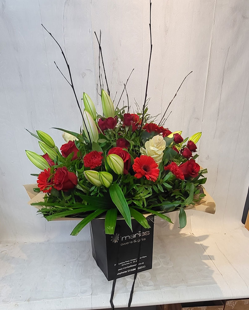 Luxury Valentine's Handtied Flower Arrangement