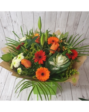 Local Hand-Tied / Brights Flower Arrangement