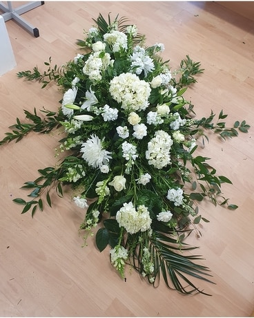 Florist Choice 5ft Deluxe Coffin Spray Flower Arrangement