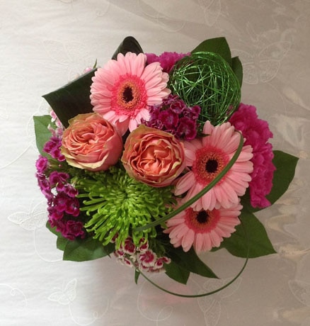 A Pink Arrangement Flower Arrangement