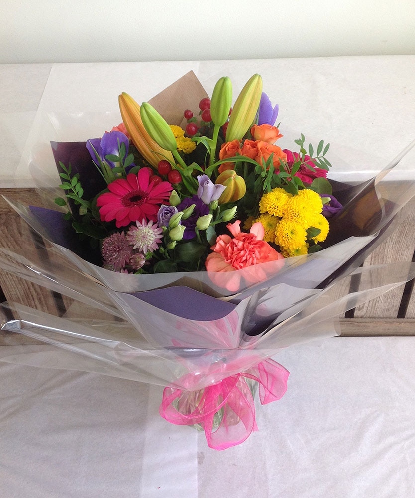 Mum's Colourful Surprise Flower Arrangement