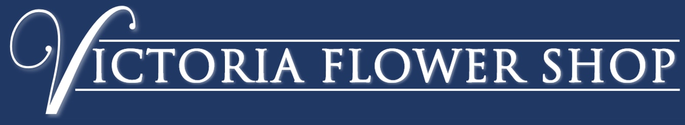 Victoria flower shop logo
