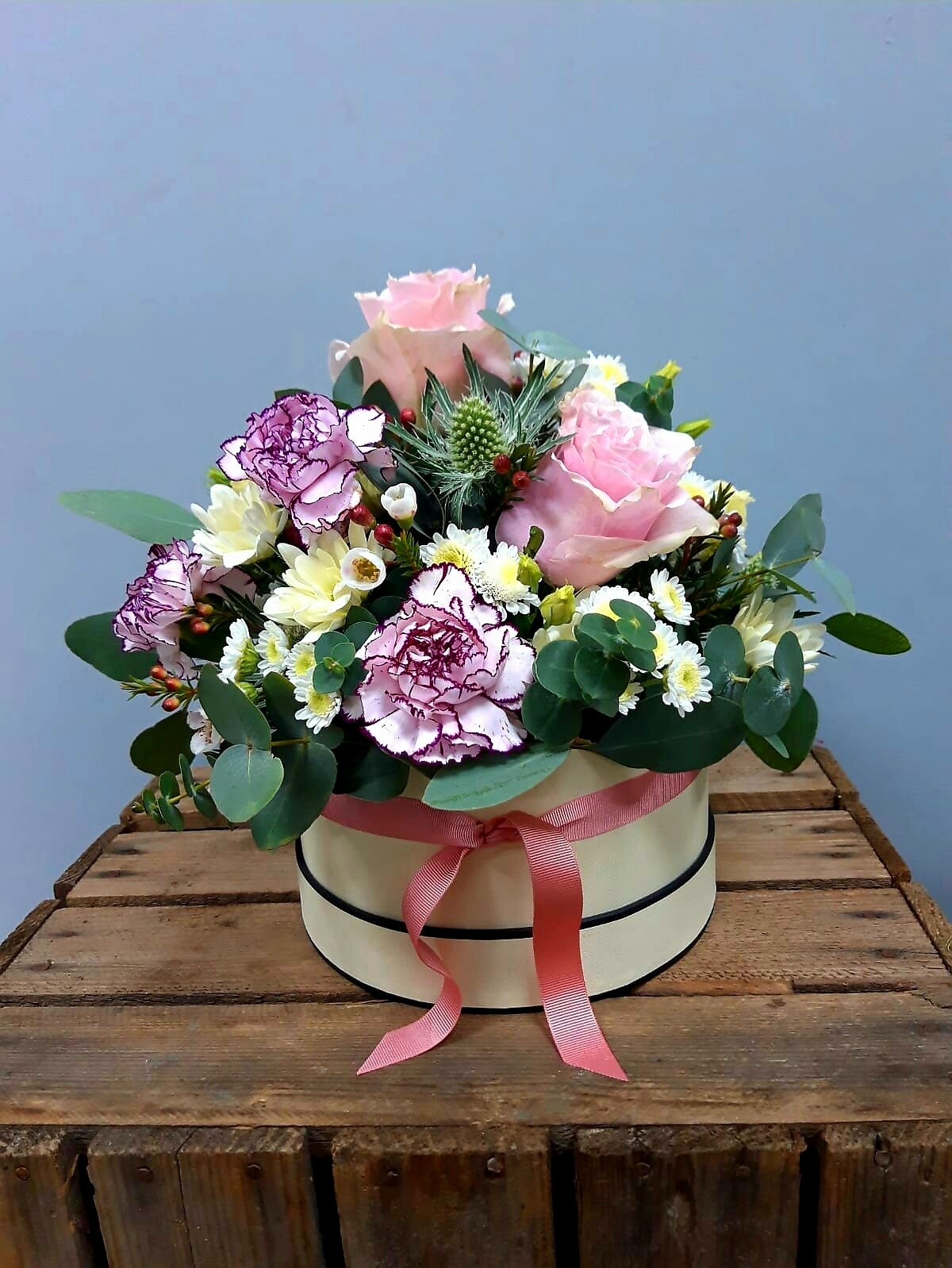 Florist choice Hatbox arrangement Flower Arrangement