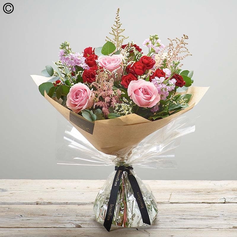 Florist Choice Pinks/Reds Flower Arrangement