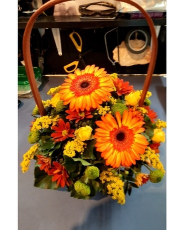 Ascot Flowers Basket Flower Arrangement